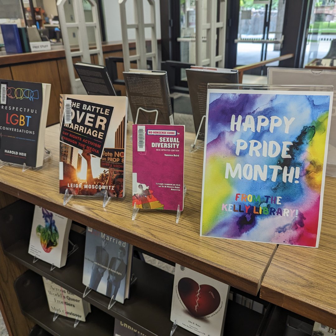 Happy Pride! Visit our June book display to discover an excellent selection of works dealing with sexual and gender diversity, and their intersections with issues of faith and religious community.