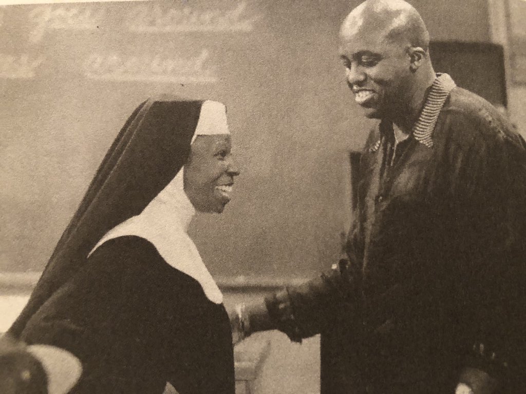 RealBillDuke's tweet photo. @TheView had a reunion of #SisterAct2BackinHabit for the over 30 year anniversary, why wasn't the great #RealBillDuke not invited? He was the director of that blockbuster and played Mr. Johnson in it? #WhoopiGoldberg https://t.co/j9CrFw1QaG
