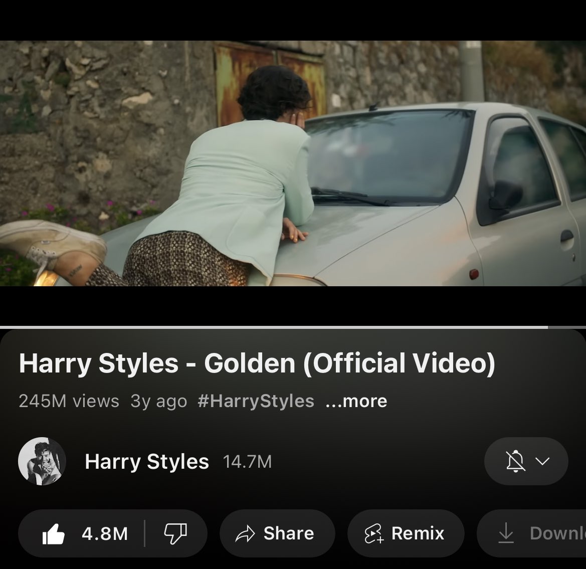 hrrymyfriend's tweet photo. you guys will never understand how much i really love this music video 😞 https://t.co/L5Fthjr9ay
