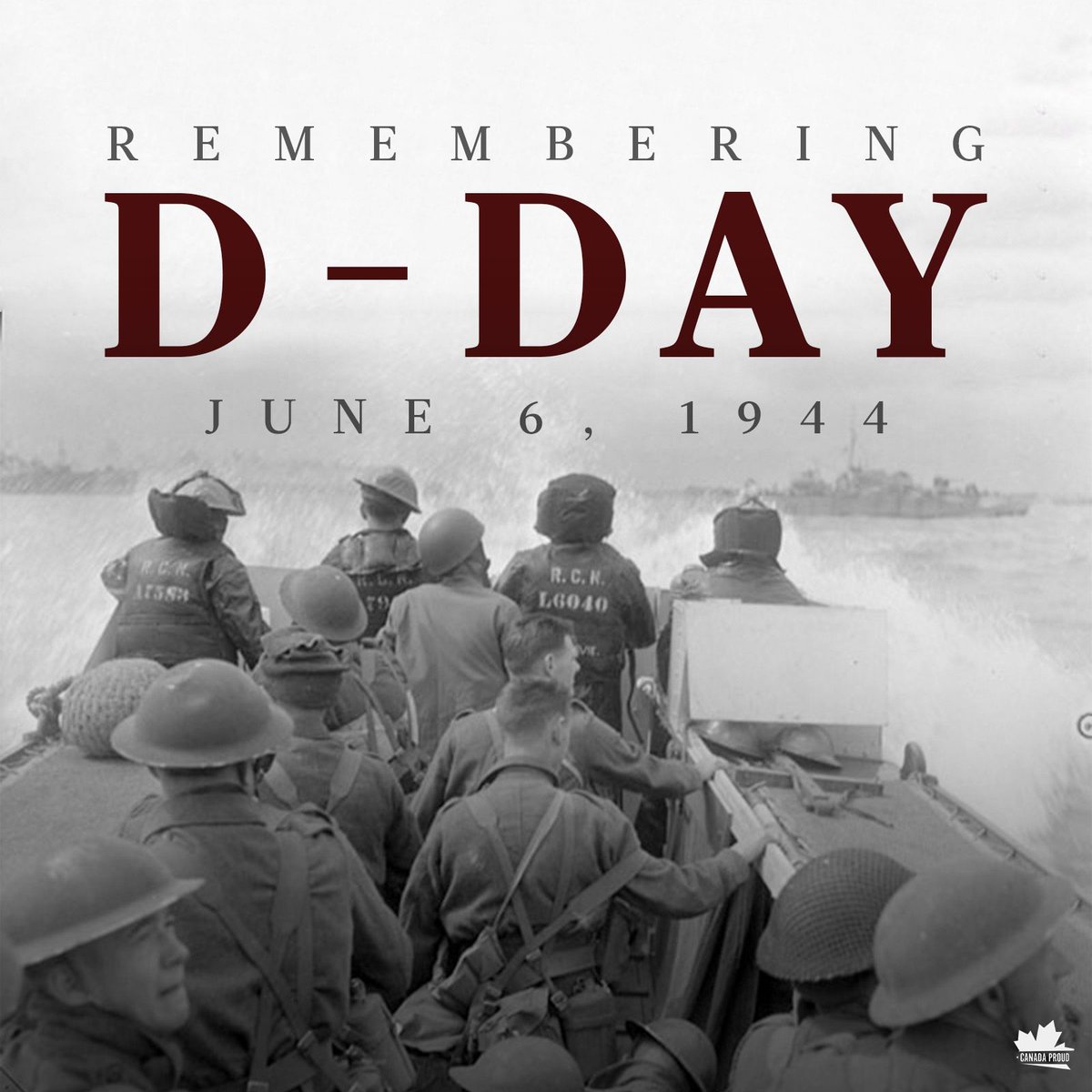 WeAreCanProud's tweet photo. On this day, we honour and commemorate the brave Canadians who landed on the shores of Normandy to secure a better future for generations to come. 🫡 https://t.co/knO7KzMX33