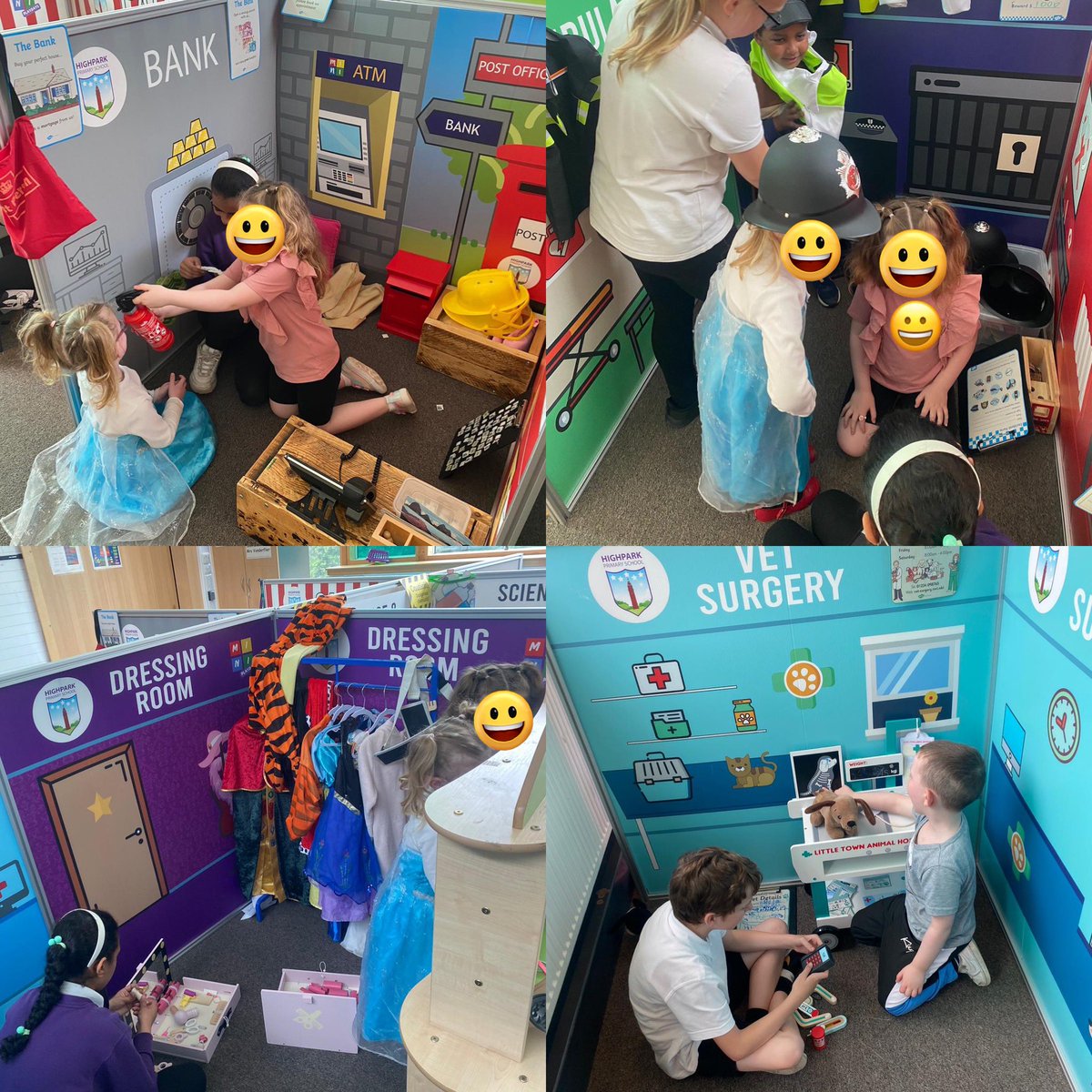 Last week, we invited our new P1 pupils back in to have fun, exploring the Highpark Hub with their buddies 💜