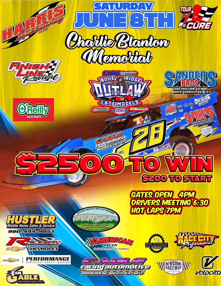 This Saturday at <a href="/HarrisSpeedway/">Harris Speedway</a>