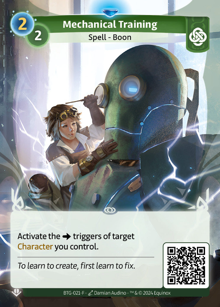 DiceAndNames's tweet photo. We are excited to reveal a new Axiom card from the upcoming Altered TCG! Got a permanent in play? Want to activate it again? Boom, done! @Altered_TCG https://t.co/tVv66HFUKj