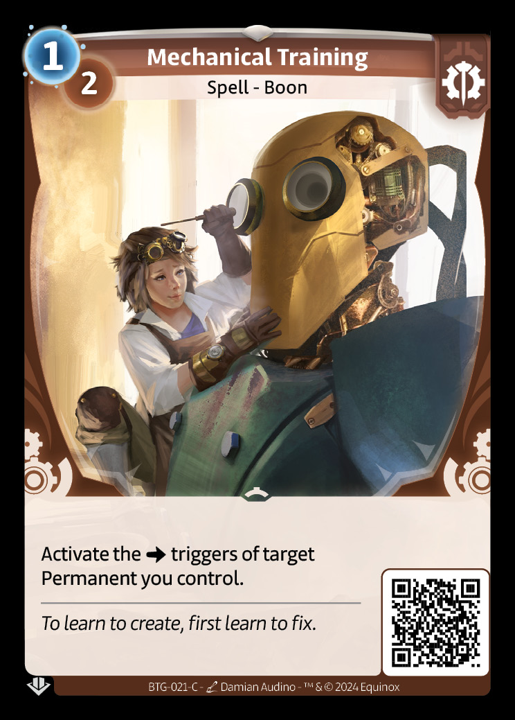 DiceAndNames's tweet photo. We are excited to reveal a new Axiom card from the upcoming Altered TCG! Got a permanent in play? Want to activate it again? Boom, done! @Altered_TCG https://t.co/tVv66HFUKj