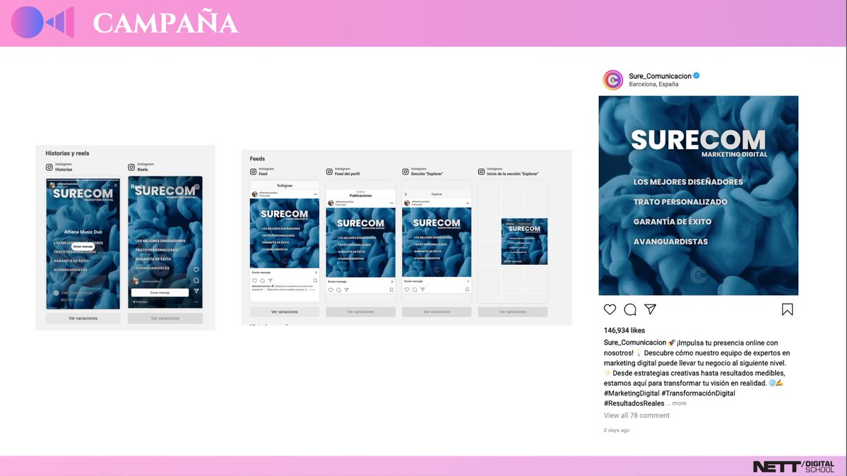 NettDigital's tweet photo. Y acabamos con Enric y su transformación para Sure👉 ofrecer estrategias adaptadas en todos los ámbitos comunicativos, con el fin de obtener óptimos resultados mediante las tecnologías más avanzadas. 💥🔝

"Transformando ideas en éxito" 💫💼
#MasterAE #NETTCommunity https://t.co/bc4lzuOsHJ