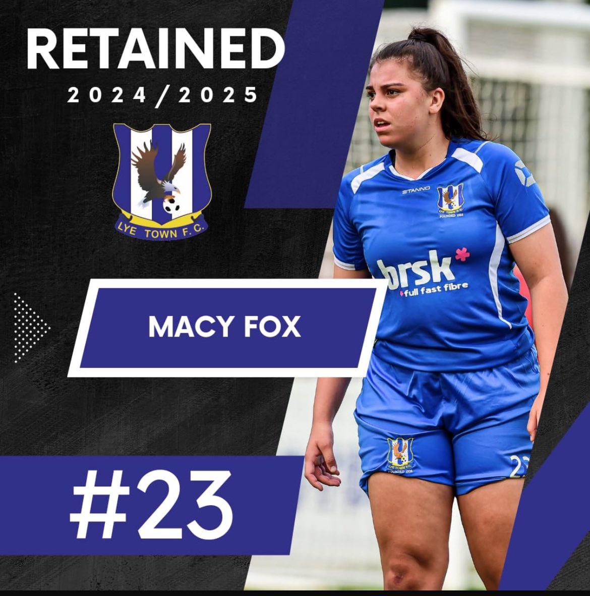 LyeTownWomenFC's tweet photo. The Fox in the Box is back after a serious injury impacted last season, following 16 weeks out she scored the winner v Worcester. 
She is joined by Pip whose commitment is second to none and pushed the team to a successful season.
Both are integral players to the squad. https://t.co/JGYmgIqPRT