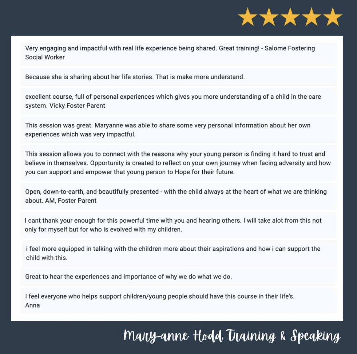 Mary-anne Hodd (@maryhodd) on Twitter photo A huge shout out and thank you to <a href="/AFAFostering/">AFA Fostering š 0333 358 3217</a> Foster Carers, Social Workers and Practitioners for being so engaged and involved, helping to make my session today moving and meaningful: 'Daring to Dream: Aspirational Practice for Care Experienced Young People' A huge shout out and thank you to <a href="/AFAFostering/">AFA Fostering š 0333 358 3217</a> Foster Carers, Social Workers and Practitioners for being so engaged and involved, helping to make my session today moving and meaningful: 'Daring to Dream: Aspirational Practice for Care Experienced Young People'