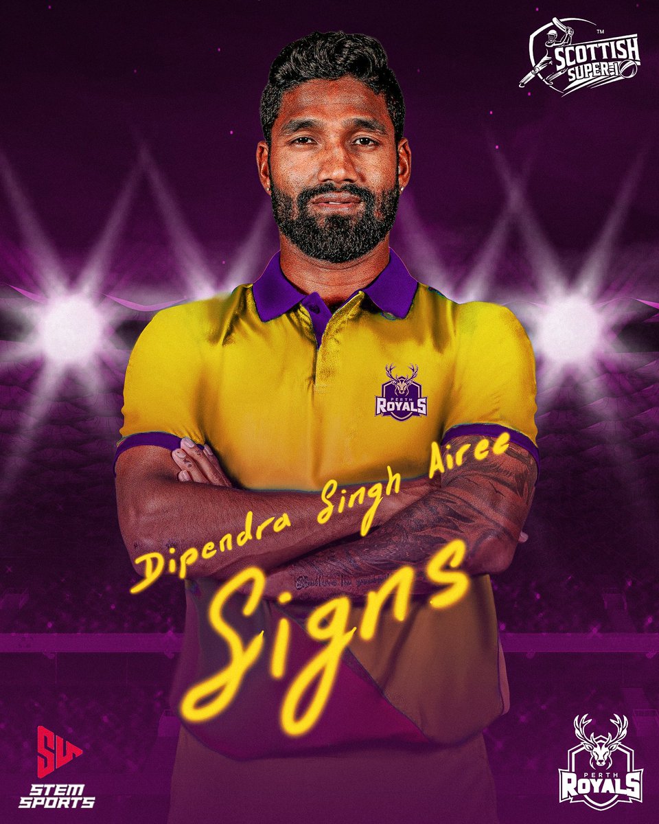 Stemsports1's tweet photo. DEAL🔏📝 | Perth Royals
We are delighted to announce that @DSAiree45 has been signed by Perth Royals for @ScottishSuper10 ! 🤝🏏
Dipee holds the record for 6 sixes in a T20i over & 9 ball fifty !🔥
#Cricket #PerthRoyals #ScottishSuper10 #OneTeamOneDream #StemSports https://t.co/CSraHUB84c