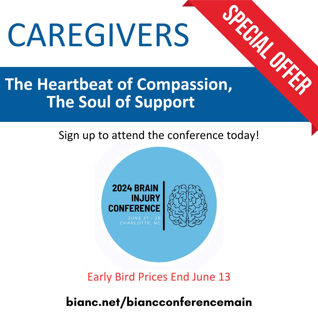 Save $25 on your BIANC Conference Registration when you register as a Caregiver! Visit bianc.net and click on the Conference to view speakers, sessions, and more!