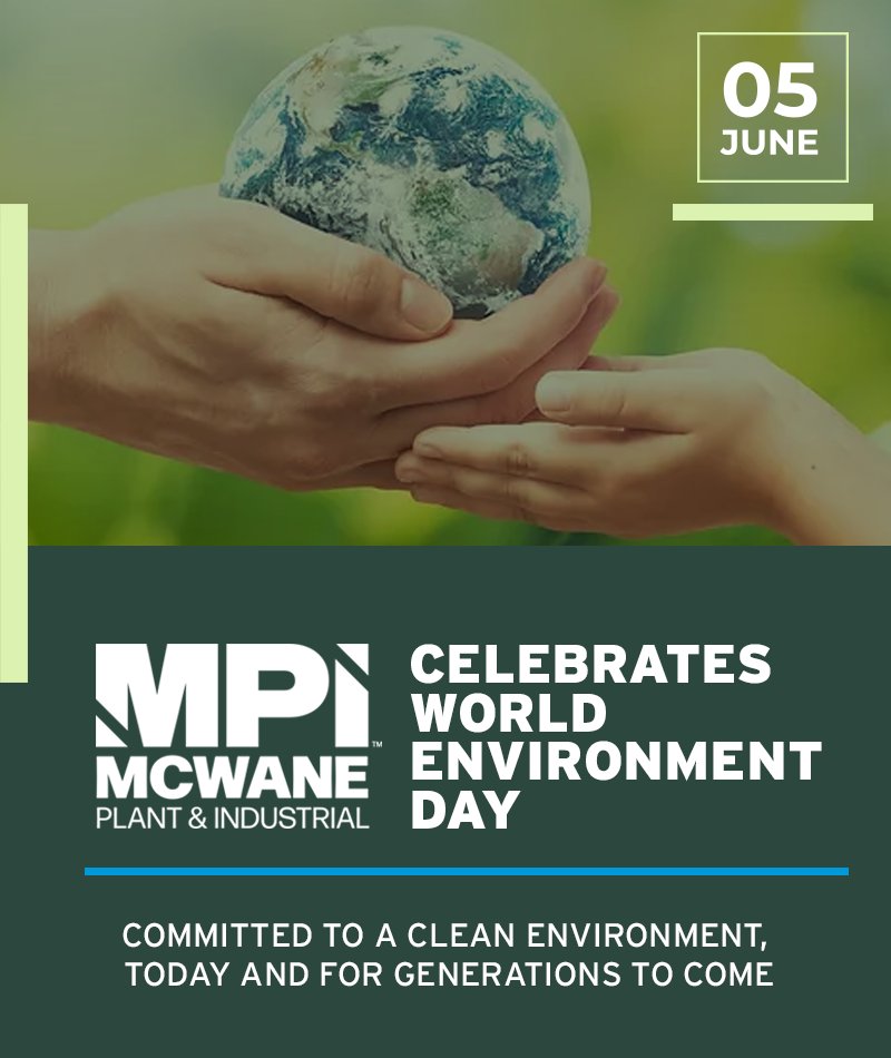 mcwanepi's tweet photo. Happy World Environment Day! McWane Plant &amp; Industrial strives to find ways to continuously improve our operations' quality, sustainability, and efficiency to protect human health and the environment. To learn more visit https://t.co/v8JxpjZ4Fa https://t.co/H1e9wfUT0H