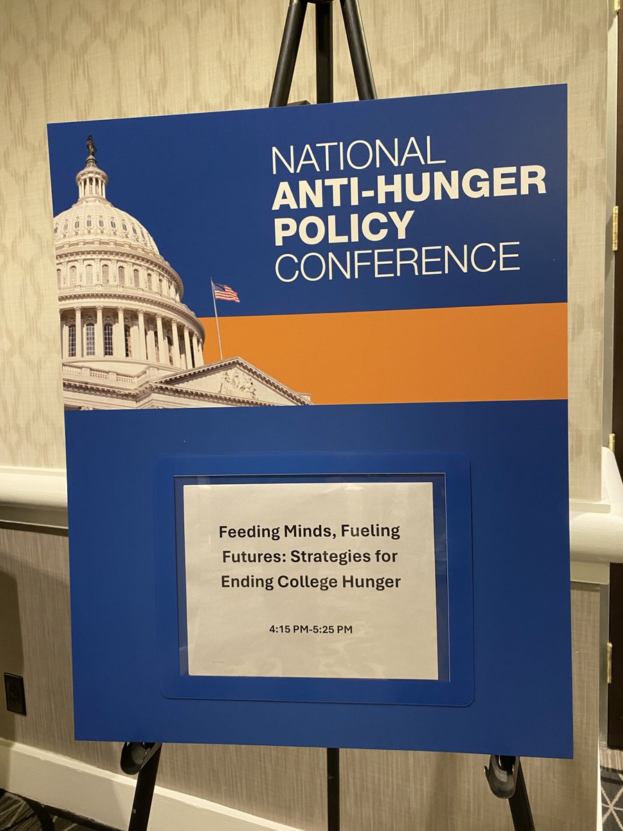 hope4college's tweet photo. We were honored to spend yesterday at @fractweets's #hungerpc24 with many great colleagues like Aaron Kunst, Zhara Edwards and Stefano Mancini. As our @MarkHuelsman said, "Basic needs insecurities are interlocking—it's almost inevitable that you find multiple where you find one." https://t.co/LM6nDdoXD8