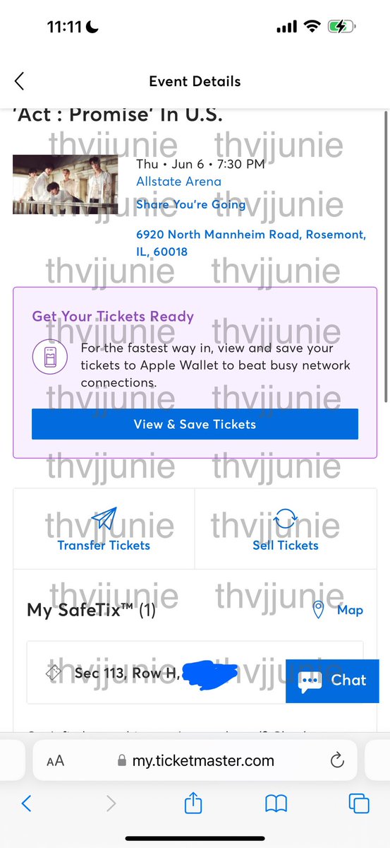 thvjjunie's tweet photo. WTS TXT ACT PROMISE CHICAGO ROSEMONT IL ALLSTATE
section 113, row H june 6 (day 2)
selling below face value ($150) i no longer need it since i got vip, paypal g&s, feel free to ask for proof or facetime
#TXT_TOUR_ACTPROMISE #TXT_PROMISE #TXT #TXTWTS. https://t.co/HeeAz0VrJw