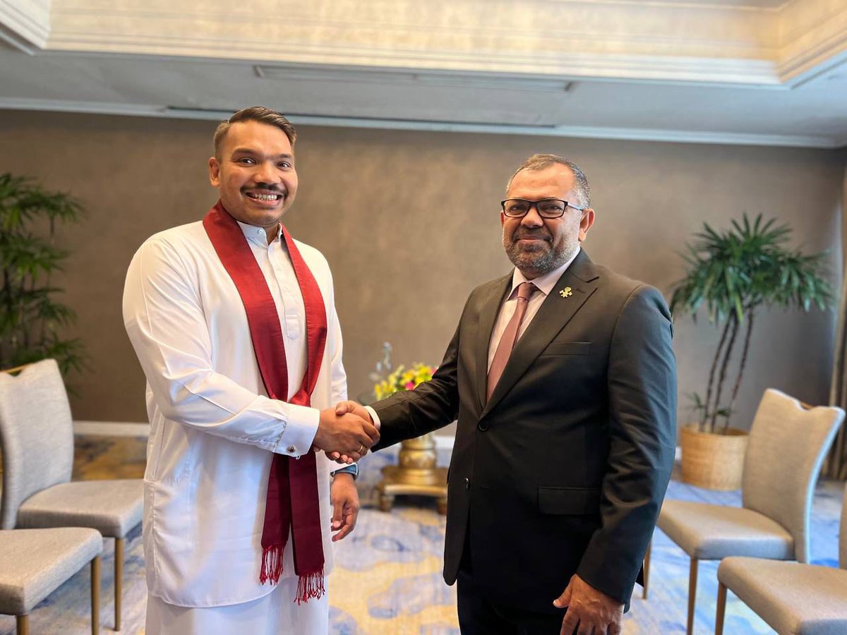 Namal Rajapaksa tweet media