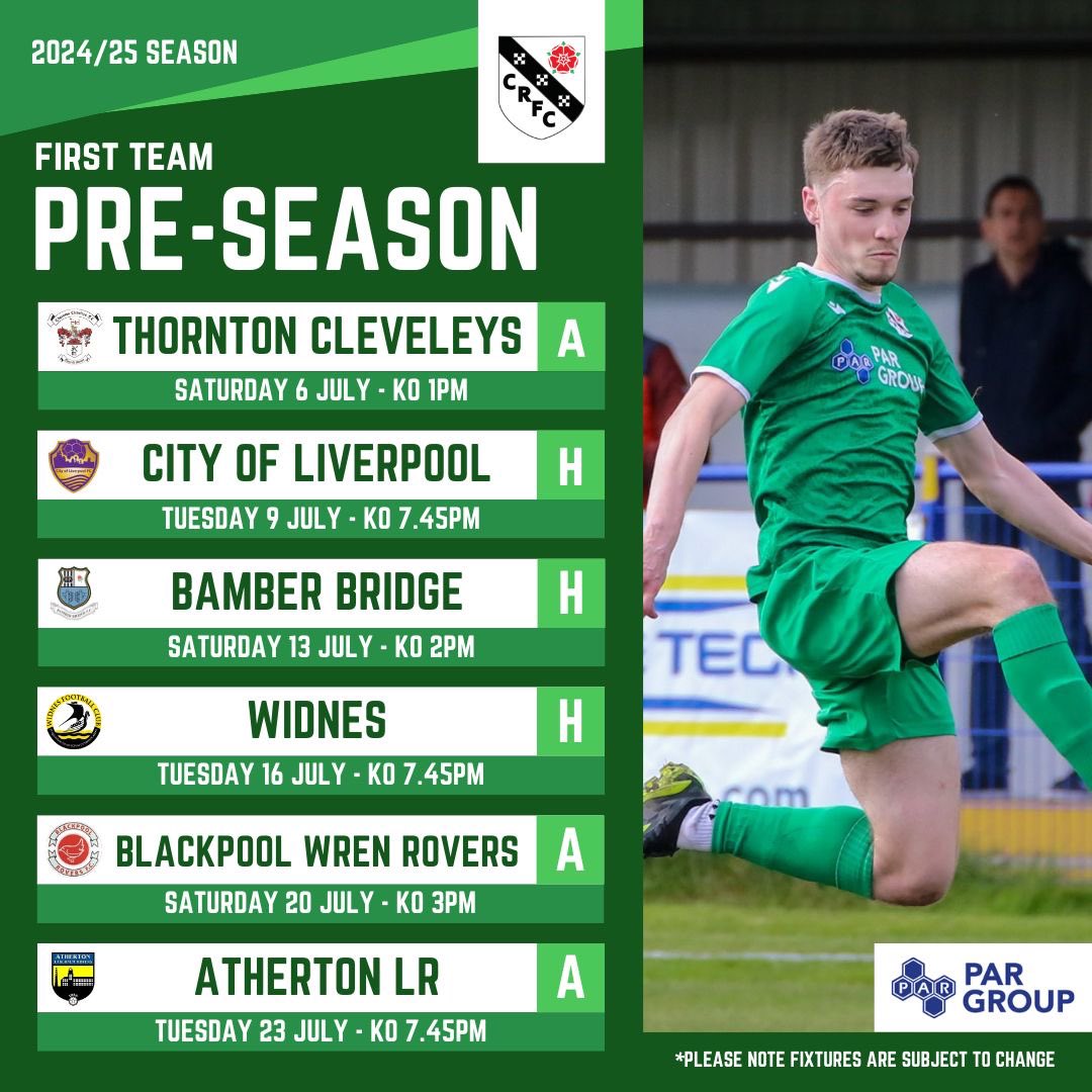 Pre season confirmed 💚👇