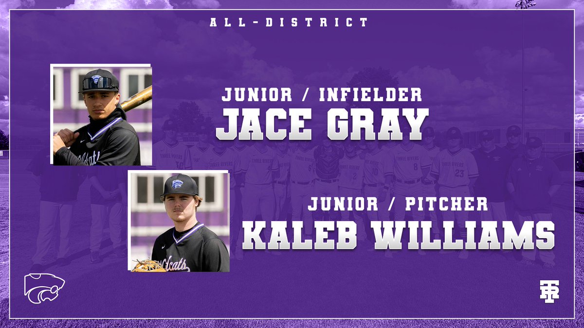 trhswildcats's tweet photo. ⚾️BASEBALL: Gray, Williams Named to All-District Teams... https://t.co/GbNWJSgb1r