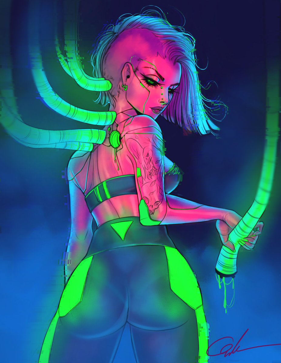 「Cyberpunk 」|Ashleigh Izienickiのイラスト