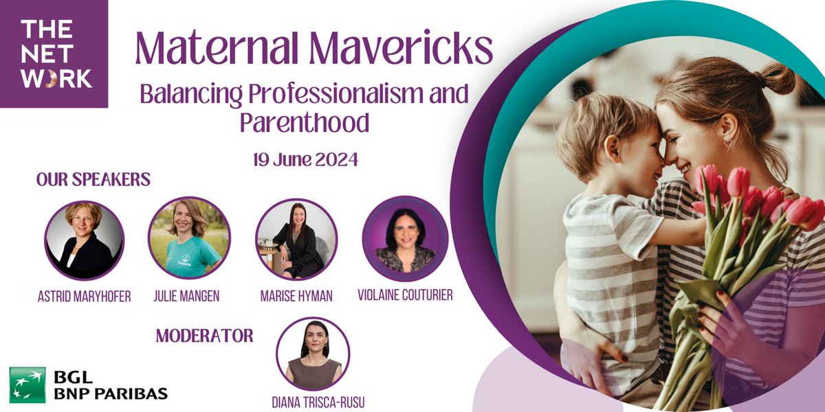 thenetwork_lu's tweet photo. Join us for an event exploring Maternal Mavericks, where we'll discuss how to juggle work and life with ease and grace, and some humor as well...

https://t.co/q5zigSw5hz https://t.co/28TWIEGxwL