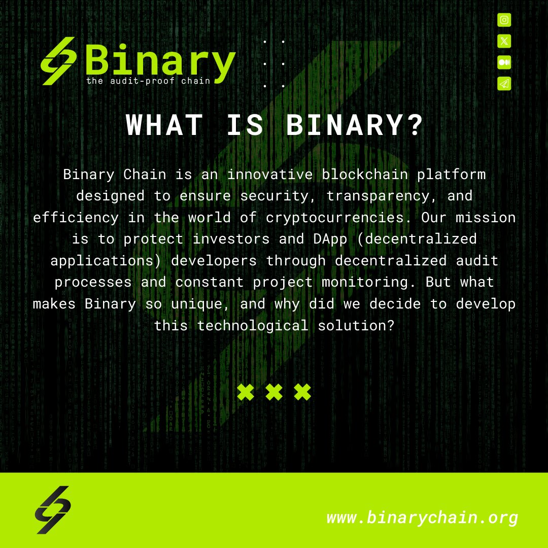 binary_chain's tweet photo. 1/ 🌐 What is Binary? https://t.co/c1wOBLPqbE