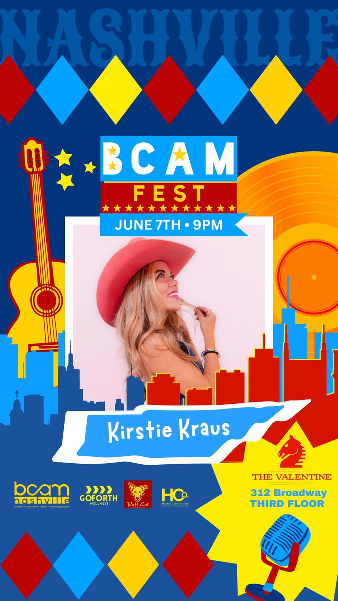 KirstieKraus's tweet photo. @CountryMusic Fest Week is here 🎉🙌🏼💓

@Greenlight_bar @NashvilleUnivrs 
@Paulsheffield24 #LiveCountrySessions 
@TheValentine_ #BCAM #squeeksontour
@popblitzmag @CommodoreGrille 
#FanFairX #MusicCityCenter #CMA #CMAFest https://t.co/QymWaxaSKb