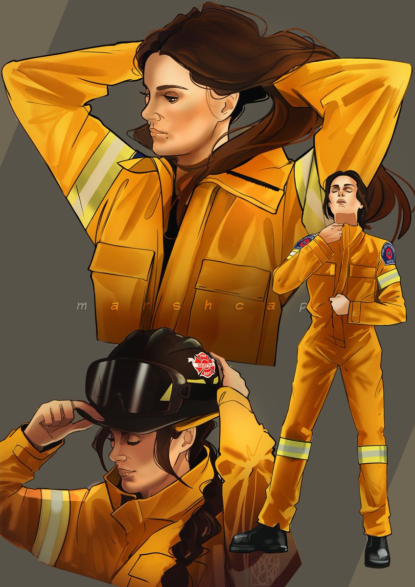 marshcaps's tweet photo. Yellow looks good on you, Dr. DeLuca-Bishop. And action does too.💛

#Station19 #chedire https://t.co/M5iwIXWcvR