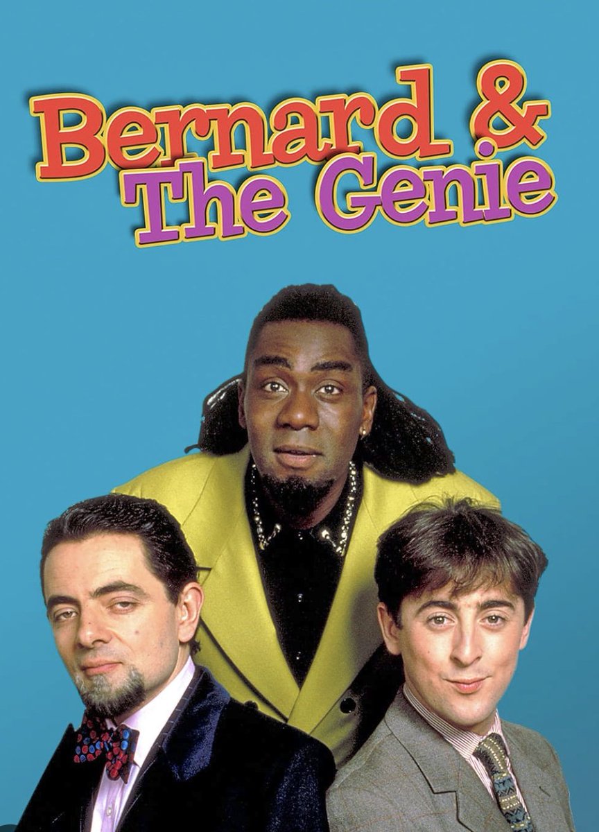 I've just found a movie called "bernard and the genie" which I never knew even existed, starring Melvyn Bragg, Alan Cumming, Denis Lill, Lenny Henry, Gary Lineker, Bob Geldof, rowan Atkinson  😄😄