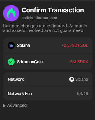 SdrumoxCoin's tweet photo. Dear HODLERS, this is your time to shine 🔥🔥

Me as a real degen, just burnt 5M $SDRX

Enjoy  #LetsMakeSdrumoxASuperstar

https://t.co/L4PBuX8FF1

#SOL #SOLANA $SOL https://t.co/MO64TW9rRR