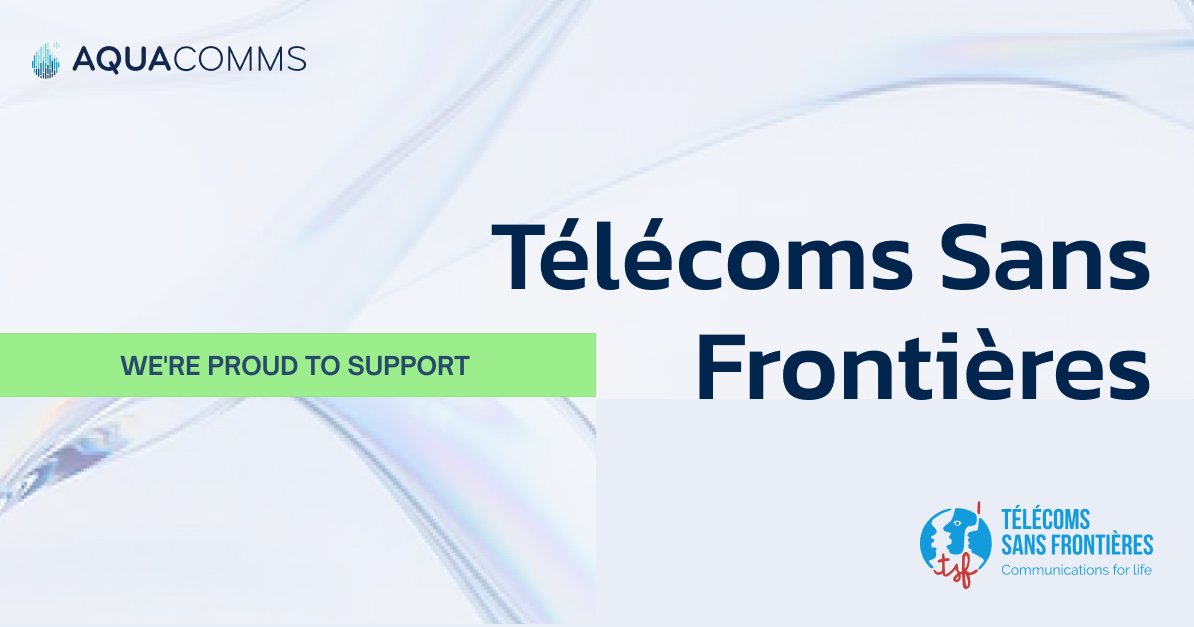 aquacomms's tweet photo. Thank you to everyone that met with us last month at ITW2024. Our donation of $1000 to Télécoms Sans Frontières (TSF) in place of givewaways represents another small step in our commitment to minimising the environmental impact of our business operations and activities. https://t.co/8R10b96wxD