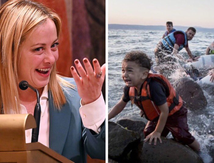 Frances99687883's tweet photo. “Seee,poveri cristi….” #Melonivergogna https://t.co/fpwbjKsj01