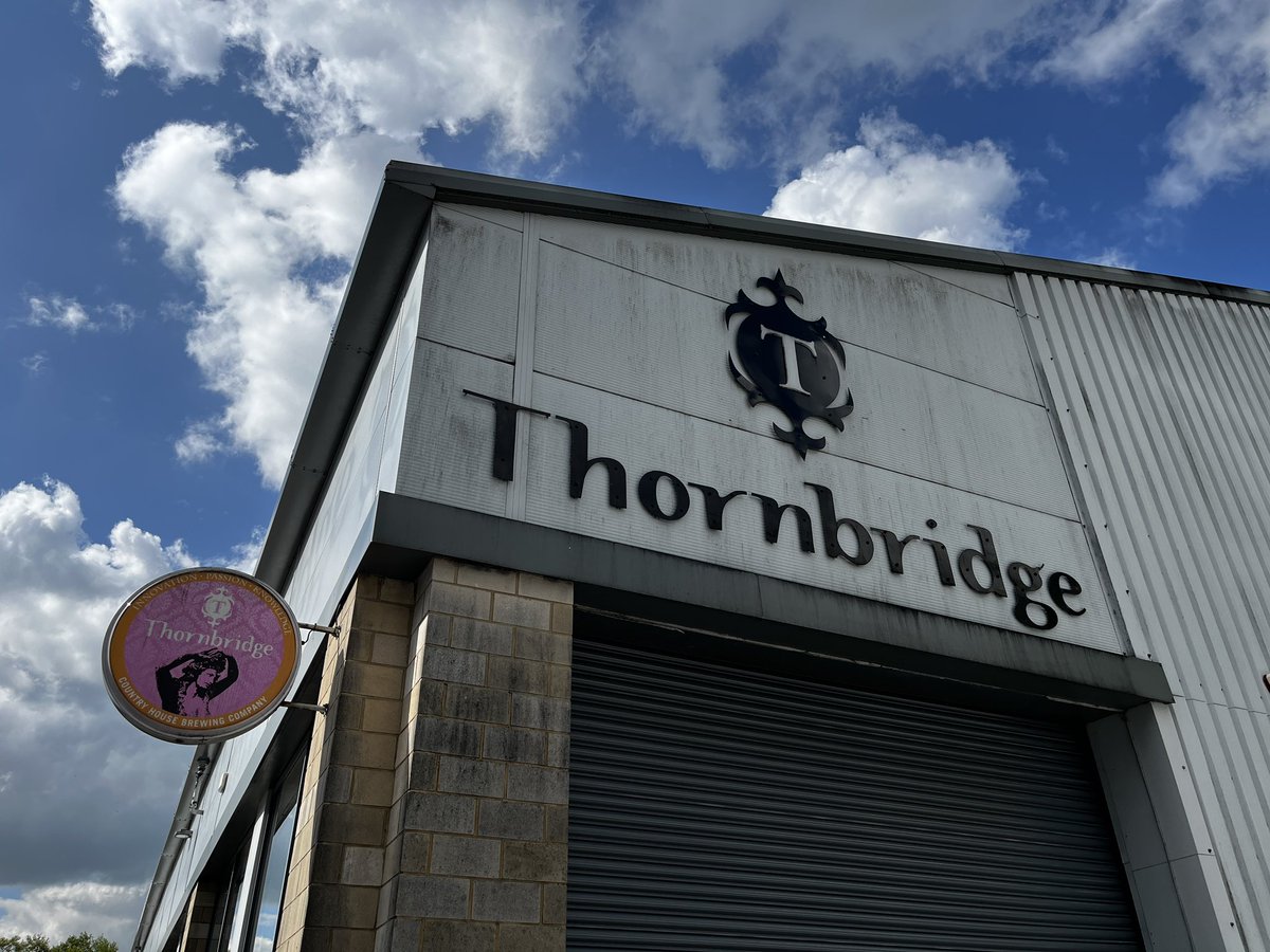 Chris_Pinot's tweet photo. @thornbridge really enjoyed our visit today - highly recommended!! https://t.co/LO3HQb2WTH