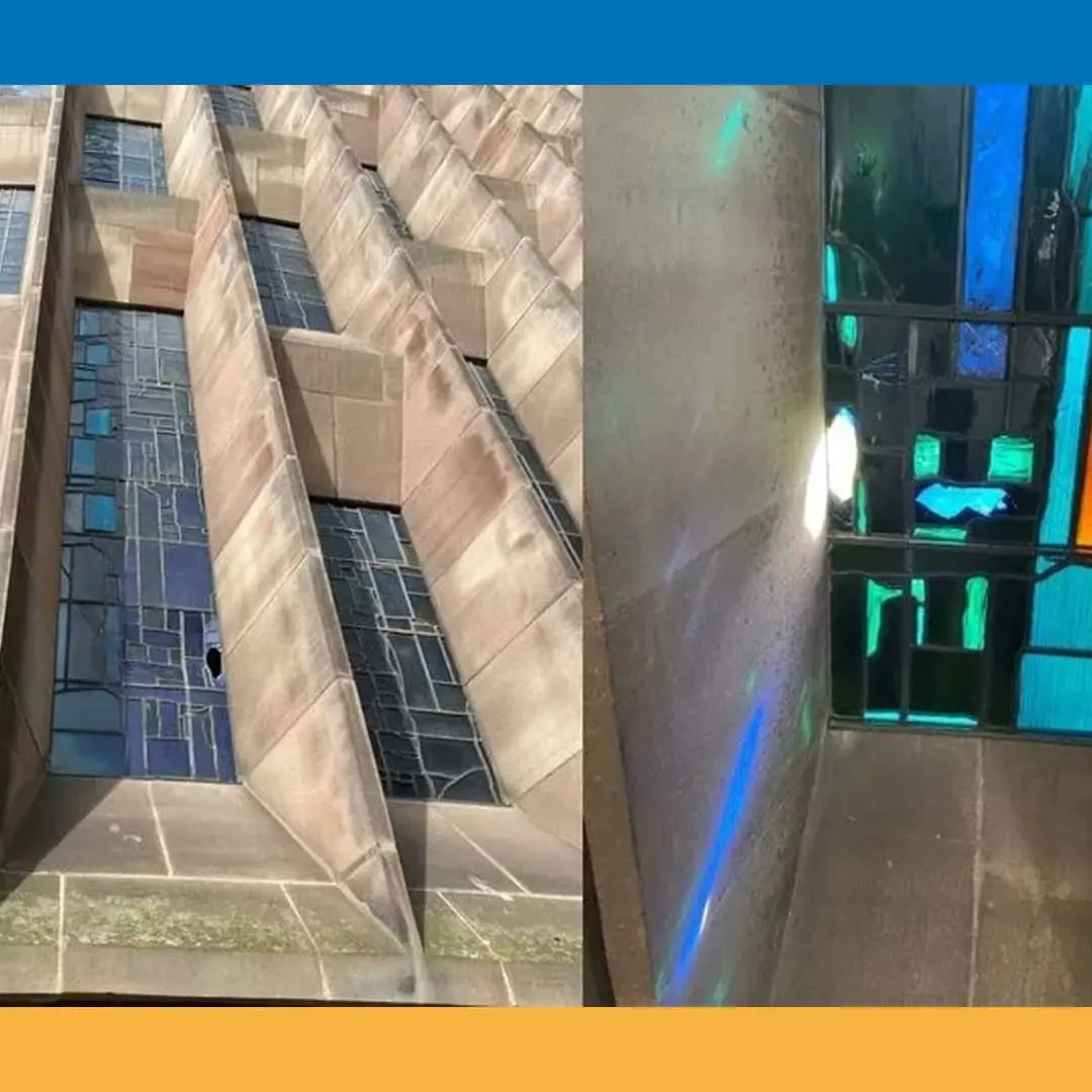 RosiesBazaar's tweet photo. Recently, the Cathedral has been targeted by vandals, resulting in a broken window in the magnificent Baptistry Window and offensive graffiti defacing the walls. Repairing the damage and maintaining this Grade 1 listed building comes at a significant cost. https://t.co/EL6BVaS3l4
