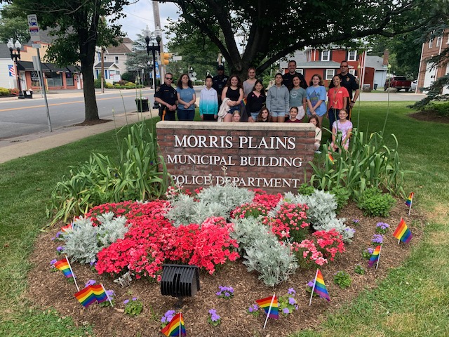 This morning, members of our Beyond Differences Club placed pride flags along the front of Borough Hall.  Thank you to the Town Council, MPPD, and the MPSD DEI Committee for your partnership as we continue to promote acceptance and tolerance.