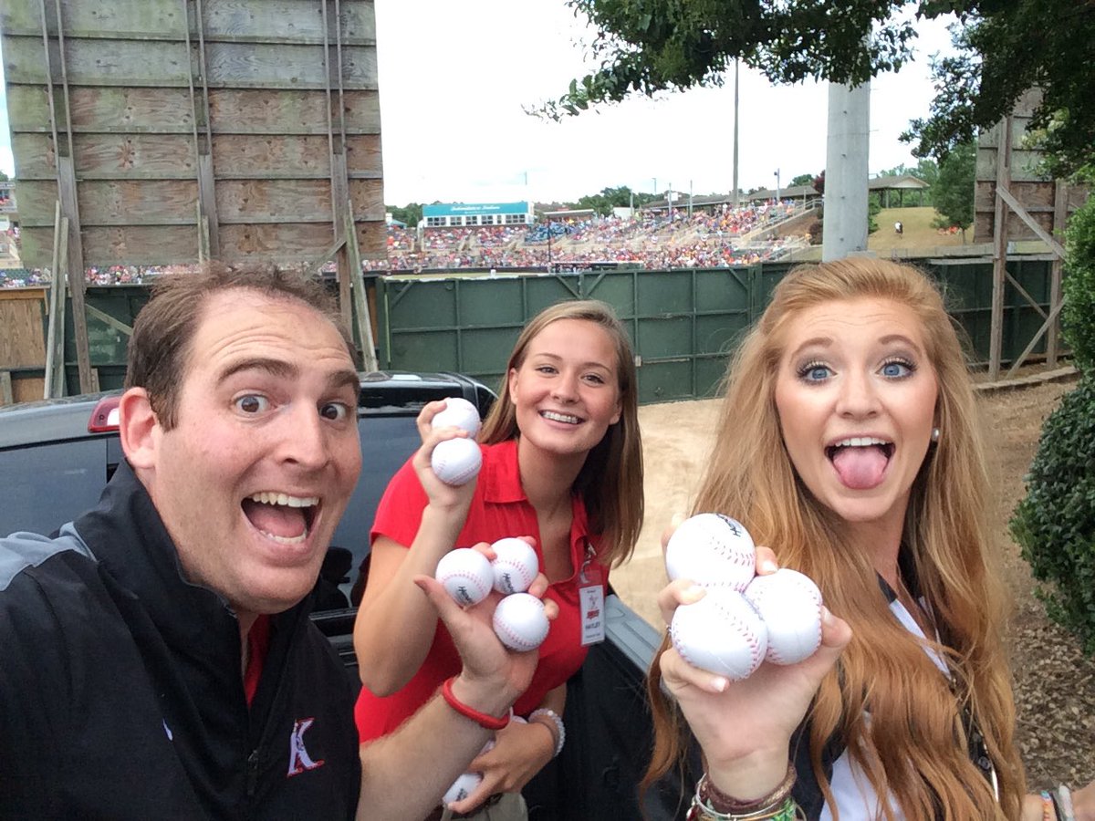BigTexJosh's tweet image. It’s all those skills honed from throwing squishy balls out of the back of a truck at #Intimidators (now @Kcannonballers) games. 

Just another on the list of talent to go from #KannapolisToMLB!