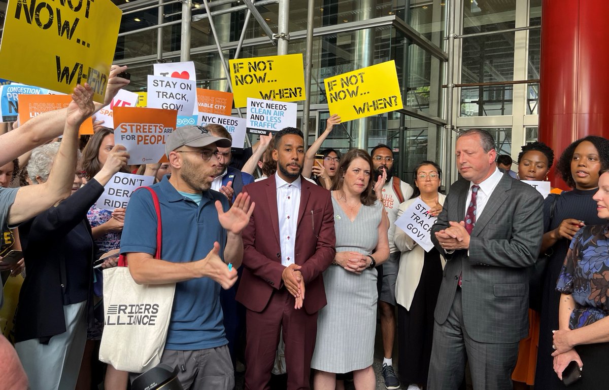 We’ve already waited 15 years.

Delaying congestion pricing will derail our chance to create a modern, accessible transit system. It will deprive our city of cleaner air, safer streets and a more thriving economy.

We can’t let short-term politics derail broad long-term benefits.