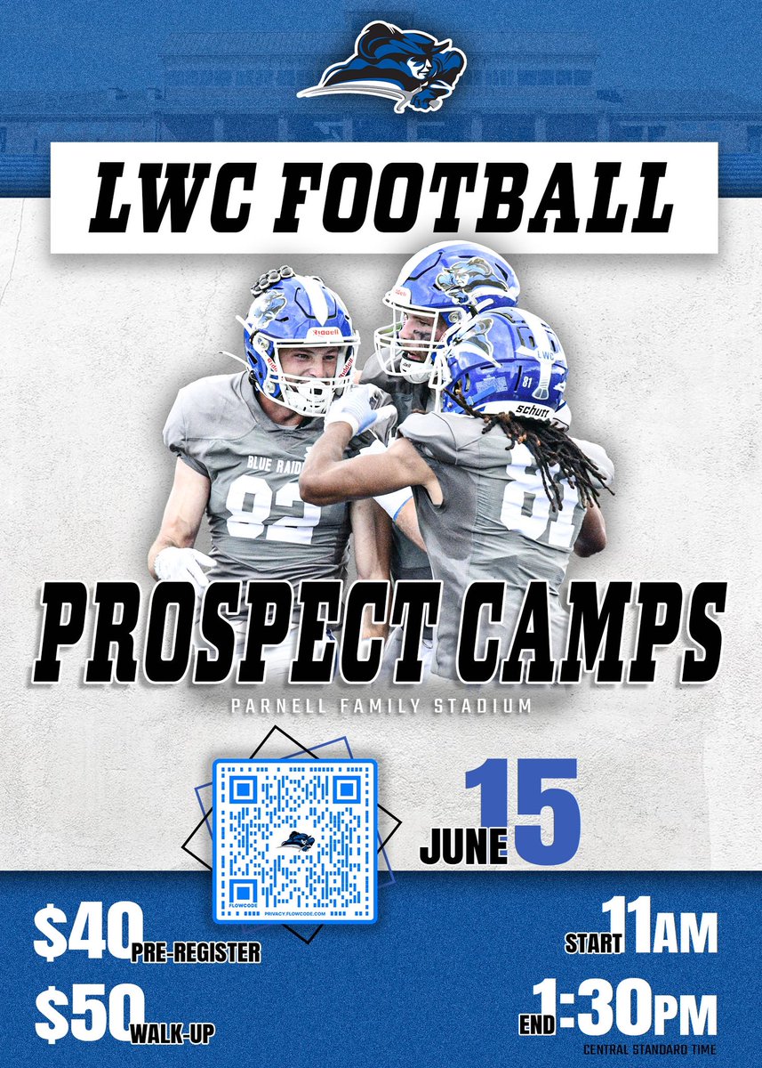 Over the next few days, our coaching staff will be at camps at several other schools looking for the best prospects from KY, TN, AL, GA, IN &amp; OH. 

Only true way to make sure you increase your exposure to us is attend our last camp!

Register now!

commerce.cashnet.com/LWC

#1and0