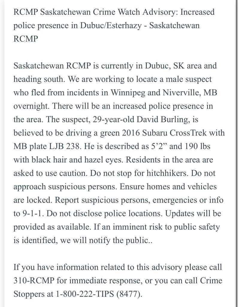 VigilanteFarmer's tweet photo. #Dubuc #Esterhazy #Winnipeg #Niverville #SkCrime #MbCrime #RuralCrime https://t.co/ZpNYOX3HtN