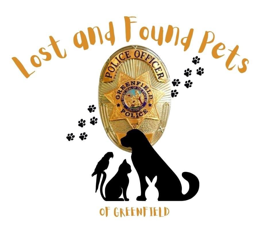 GreenfieldCAPD's tweet photo. Introducing our new Facebook page: Lost and Found Pets of Greenfield. Help reunite lost pets with families and access animal services info. Report lost pets at https://t.co/msLqccOp7r or email cso@ci.greenfield.ca.us. Let's keep our furry friends safe! Exclusively on Facebook! https://t.co/bHSyVu3LRr