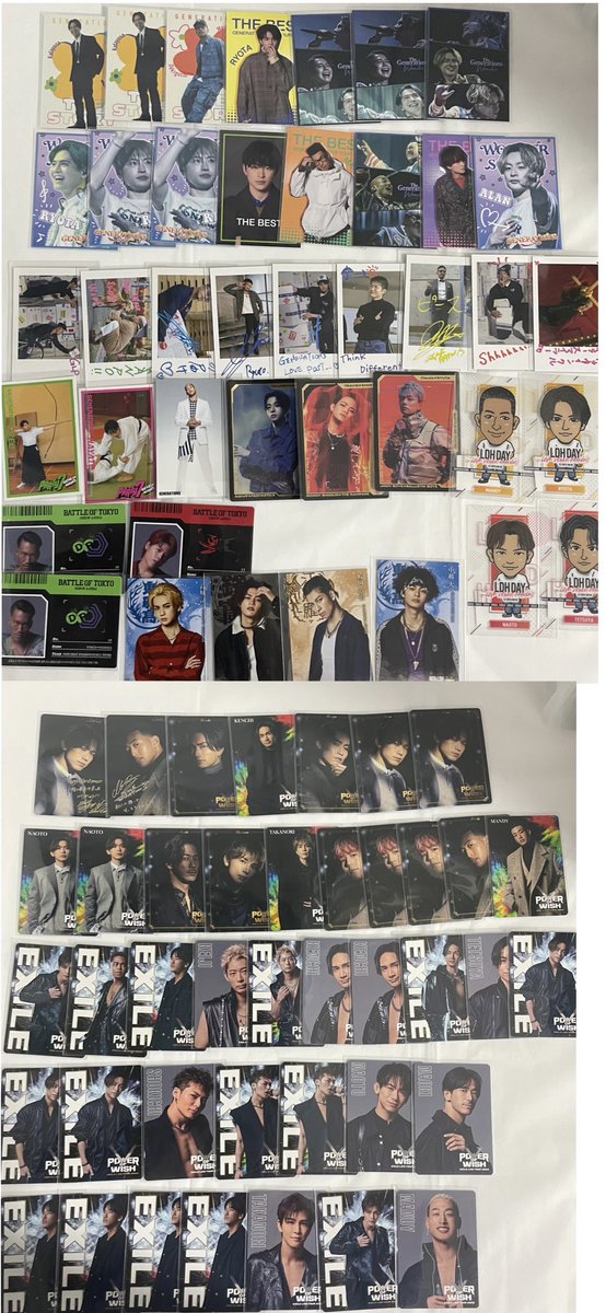 ameiro077's tweet photo. グッズ整理のためまとめての交換お願いします。または買い取りお願いします。

求 ATSUSHI 中務裕太 中島颯太
（緩 TAKAHIRO 数原龍友 ）

譲 世界 白濱亜嵐 小森隼 片寄涼太 佐野玲於 澤本夏輝 岩田剛典 関口メンディー 直己 直人 堀夏喜 ネスミス TETSUYA KENCHI 
将吉 

千社札 BOT フォトカード https://t.co/jDRxw8Izqr