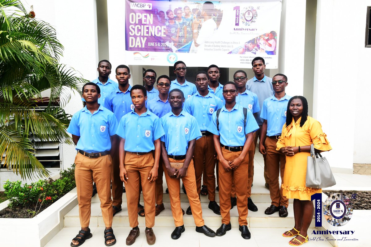 WACCBIP_UG's tweet photo. 1. Accra High School
2.Presbyterian Boys' Secondary School
3. Kwabenya Community Senior High School
A big thank you for attending Day 1 of the #OpenScienceDay!
We look forward to future collaborations! #WACCBIPis10 @giz_ghana https://t.co/hD92R9Oy4a