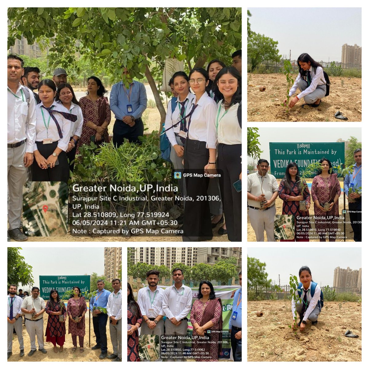 vedikafn's tweet photo. #एक_पेड़_माँ_के_नाम #विश्व_पर्यावरण_दिवस_2024 #WorldEnvironmentDay‌ 
वेदिका फाउंडेशन द्वारा UPSIDA Site C स्थित पार्क में वृक्षारोपण। @UPSIDA @mayurias @AsmitaLalIAS @rmsurajpur1 @dmgbnagar @tejpalnagarMLA @dr_maheshsharma https://t.co/rquTO4RRfB