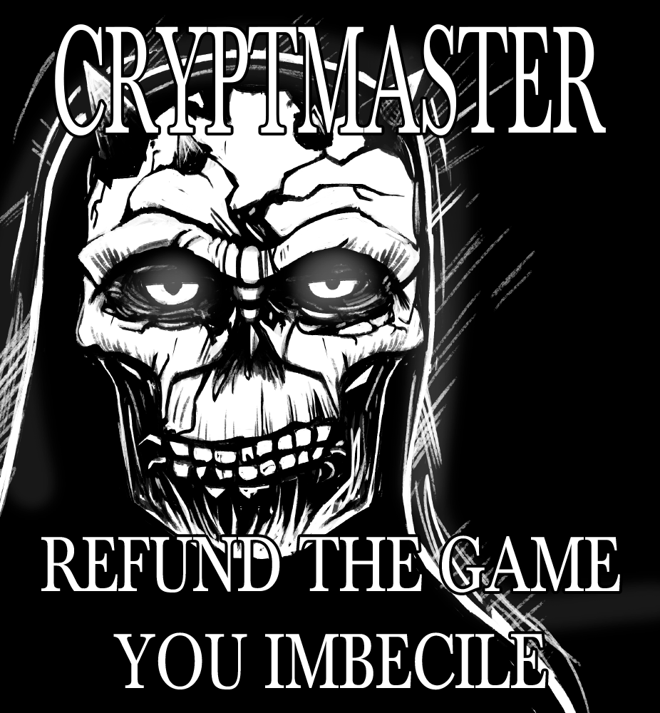 TheHalret's tweet photo. @countzio I could not resist so I made this picture. Imagine a game asking you to refund itself and calling you an imbecile in the process. https://t.co/kkcj2z3yPP