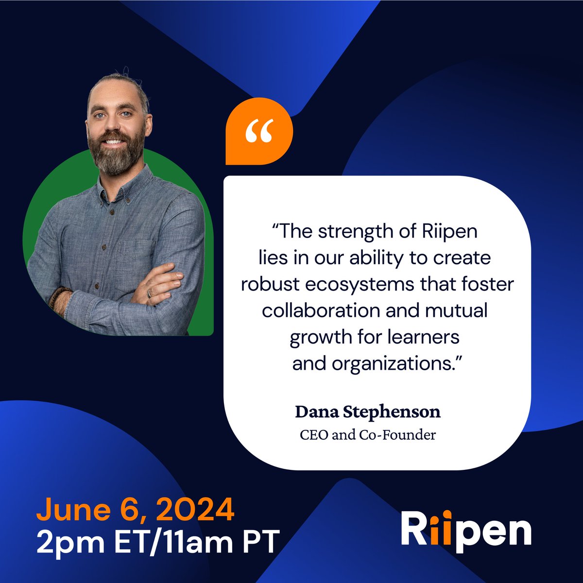 🥑 In 2023, Riipen enabled more meaningful connections and impactful learning experiences than ever before. 

👉 Join us tomorrow at 2pm ET/11am PT for a webinar with our co-founders to learn more. Register now: hubs.ly/Q02z6YCf0

#ImpactReport #EdTech #WorkBasedLearning