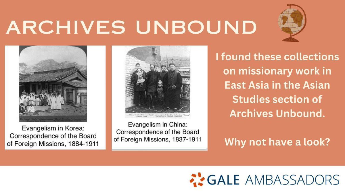 Gale Ambassadors (@galeambassadors) on Twitter photo For #students who are specialising, check out the #ArchivesUnbound collection on the #GalePrimarySources platform. It is helpfully organised by #region and academic discipline!
Check out these minutes from the Asian Studies collection
link.gale.com/apps/doc/SC511…
Amelia <a href="/UCLHistory/">UCL History</a> For #students who are specialising, check out the #ArchivesUnbound collection on the #GalePrimarySources platform. It is helpfully organised by #region and academic discipline!
Check out these minutes from the Asian Studies collection
link.gale.com/apps/doc/SC511…
Amelia <a href="/UCLHistory/">UCL History</a>
