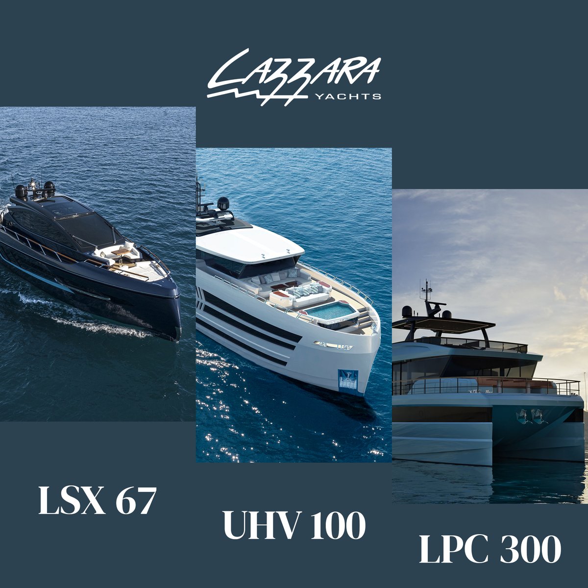 LazzaraYachts's tweet photo. Experience Luxury Afloat with Lazzara #lazzarayachts #lazzaralsx67 #lazzarauhv100 #lazzaralpc300 #lazzara #euromarinegroup #luxuryyacht #yachtlife #beyondluxury #yachting https://t.co/gXMh45evWU