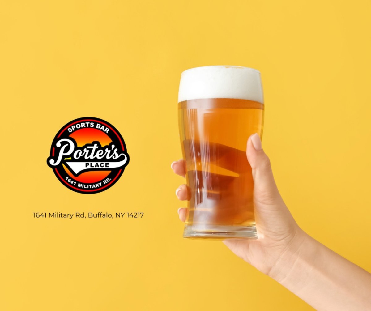 PortersPlace716's tweet photo. We can't wait to see you! π Join us for amazing times at Porters Place Sports Bar! π»π
#PortersPlaceSportsBar #GoodTimes #BuffNY https://t.co/12Ca14C5oG