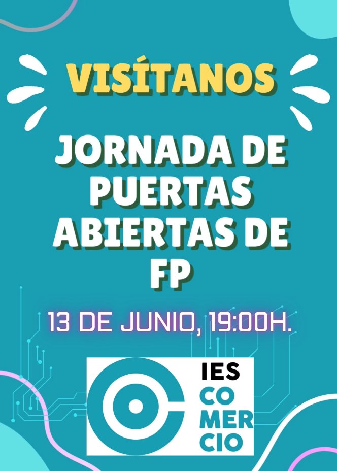 iescomercio's tweet photo. Cursos de especialización de Informática para el curso 24-25.
>Ciberseguridad en entornos de la tecnología de la información.
>Desarrollo de Videojuegos y Realidad Virtual.
>Inteligencia Artificial y Big Data

 #FP #fplarioja #videojuegos #ciberseguridad #IA  #realidadvirtual https://t.co/njdQZ9gQun