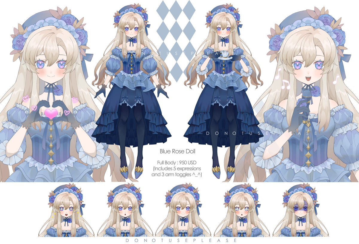 New Model On Sale (Art only)💕

ModelPrice: 950USD
🌟model that is ready to rig
🌟includes 5 expressions and 3 arm toggles
🌟Come with psd file once you've purchased

💕If you're interested please send me a dm☺️
#live2d #vtuber #Live2dCommissions #ENvtuber #L2D