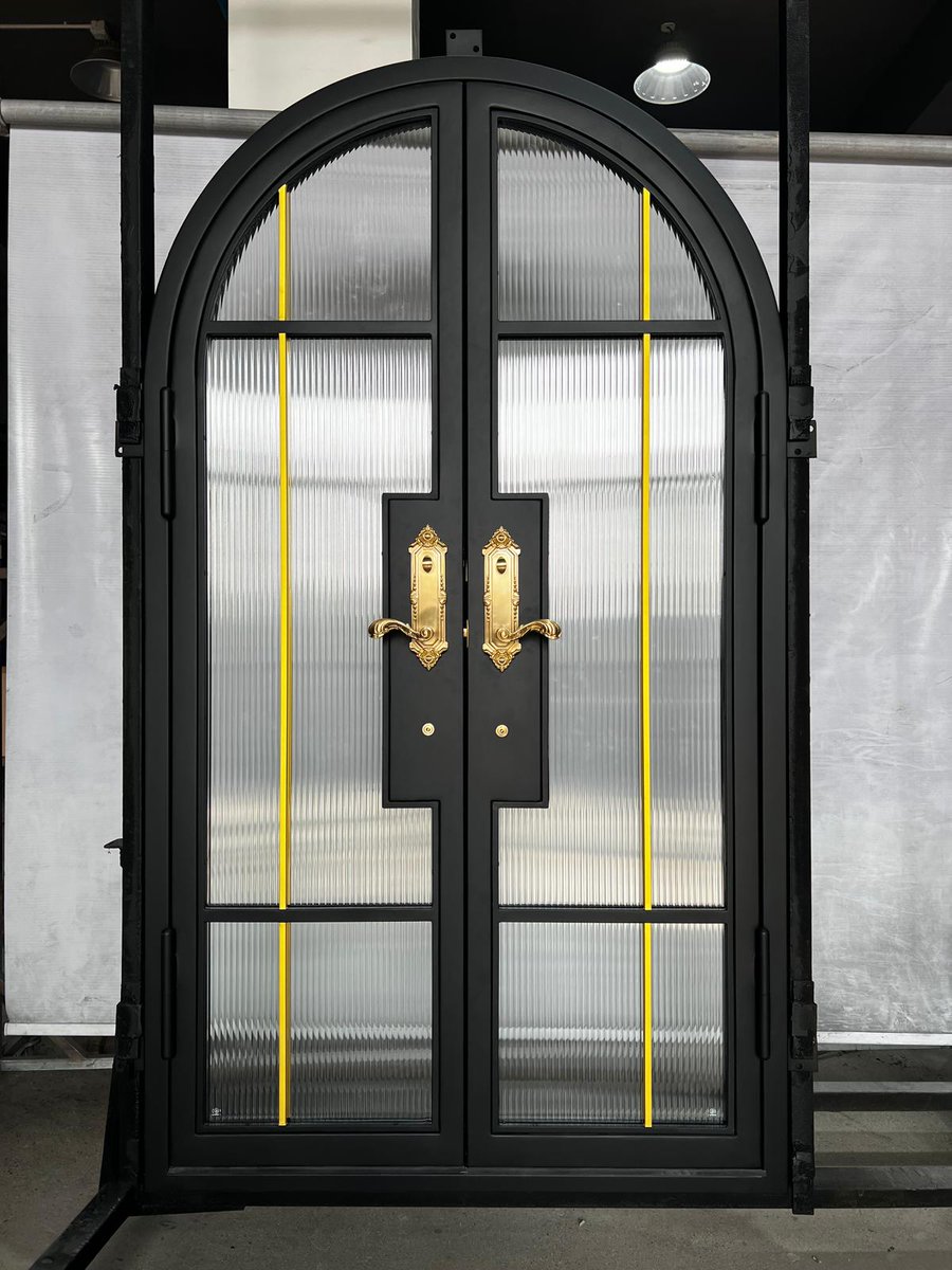 Metalandhammer's tweet photo. Double Iron Door
- Size: 50”w x 88”h
- Right Hand
- Inswing
- Fluted Glass
$3530 plus shipping 
Contact us at (818) 514-9510 or email info@metalandhammer.com https://t.co/9TZoAF8IU6