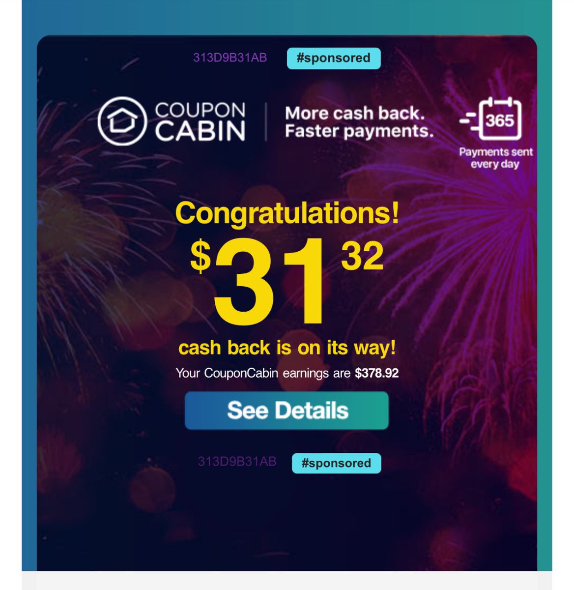 CourtKane's tweet photo. @CouponCabin thank you https://t.co/fAxdNGaGnu