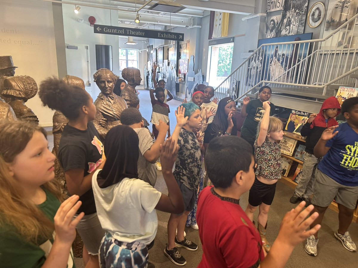 What a great trip to Seneca Falls to visit The Women’s Rights Museum! The students were even sworn in as Jr. Park Rangers! <a href="/ScsdSocial/">SCSD Social Studies</a> <a href="/JTRobertsSCSD/">J. T. Roberts School</a> #womensrights