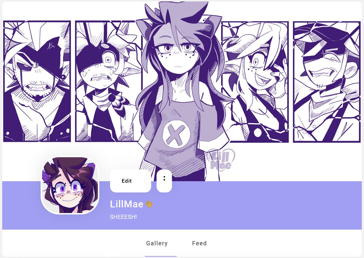 By the way, I joined Cara and Artfol :>
Moots, come find me there! The more socials to share our art, the merrier!